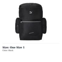 PUMA Fabric Backpack Regular Unisex Black 078465-01 One Size 1