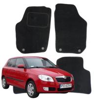 Skoda fabia 2 ii welurowe dywaniki do auta 2007-2014 b