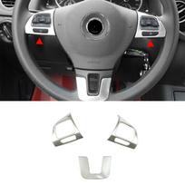 ABS matinis Tiguan 2009 2010 2011 2012 2013 2014 2015 Automobilio vairo apdaila Mygtukų dangtelio apdaila automobilių priedai