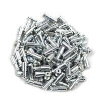 BCR007 100 vnt. Automobilio langų kėliklio rankenėlės remonto plieninis trosas, galinis fitingas, kaištis, ribotuvas, įmovė, presuojama kniedė 5,5x16/1,7 mm