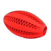 Pet Dog Toys Tooth Cleaning Ball Drain Food Toys Resistant Bite Toys For Dogs Retriever Chew Toy 12 cm long