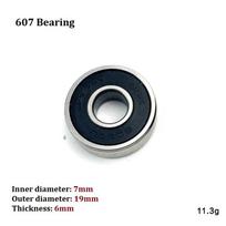 Vidinis skersmuo: 7 mm 607 guolio išorinis skersmuo: 19mm 1vnt.