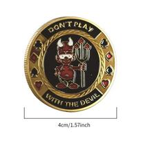 Welcome To Nevada Las Vegas Poker Chip Angel Casino Challenge Gold Coin Lucky Souvenir Personalized Token Coin Collection Gift auksas