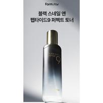 FARM STAY Black Snail & Peptide 9 Perfect Toner (120ml)