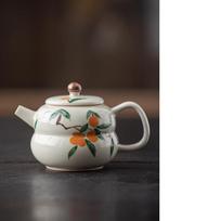110ml Chinese Small Capacity Handmade Ceramic Teapots Hand-painted Flower Porcelain Tea Pot Household Kettle Travel Tea Set