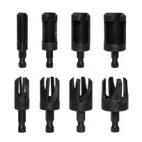Medžio kaiščių pjovimo grąžtų rinkinys Tiesūs ir kūginiai, 6mm/10mm/13mm/16mm 1