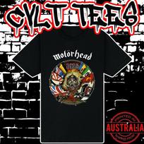 Motorhead Band Shirt ~ Premium Black Gildan Cotton Tee Unisex T-Shirt S