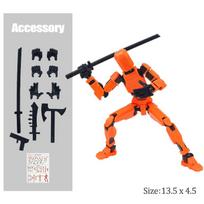 1/4/6PCS Assembled Titan T13 Action Figures Robot Set Toy for Kid 3D Printed Multi Movable Joints Lucky Doll Decora Adult Present
