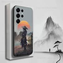 Samurai Art Bushido Case For Samsung S21,S9,S22,S25,S20,S10,Plus,Ultra,S24,S23,FE,Lite,Soft Silicone Black SamsungS21FE