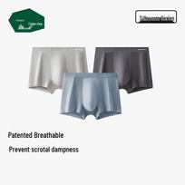 Men's Silk Modal Antibacterial Cooling Boxer Briefs 2XL/185