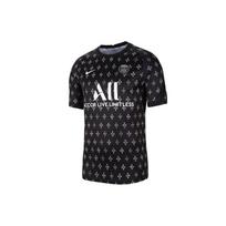 Nike Paris Saint-Germain Casual Sports Warm-Up Short-Sleeve T-Shirt Men Tops Black DH0535-659 S