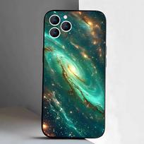 Kosmosas Galaxy Visatai Telefono dėklas iPhone 17,16,15,14,13,12,11,Pro,XS,Max,XR,Plus,E,SE4,Mini Juodas Minkštas Dangtelis iPhoneXR