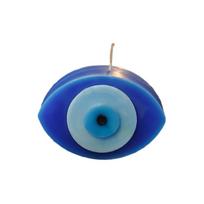 Blue Evil Eye Candle Hecate Jyotish Mystic Mall Decorative Soy Blend Wax Candle "Pack-Of-1"