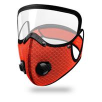 Removable Shield Lens Sports Dustproof Mask Breathable Filtration Removable Lens Mask  Motorcycling