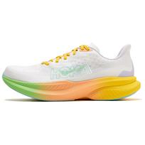 HOKA ONE ONE MACH 6 Slip Resistant Abrasion Resistant Low top Running Shoes Men's Frost White 1147790-FTST 41