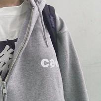 Unisex Hooded Long Sleeve Zip Up Hoodie Oversized Fit Casual Letter Print Fleece Cardigan Fall Winter Outerwear S