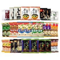 Freeze-dried miso soup 16 types 32 servings set Amano Foods used emergency food room temperature storage preserved stockpiling disaster prevention
