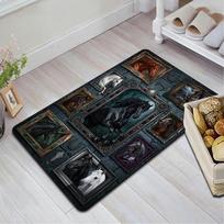 Equestrian Fantasy Gallery Pattern Rug Floor Mat for Living Room or Bedroom Soft and Comfortable Carpet a Gift for Birthday and Holiday. 40x60cm( 15x23in )