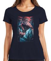 Jujutsu Kaisen Sukuna Demon King Fire Claws Anime Gift Unisexs Tshirt S