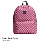 Vans Old Skool Polyester Backpack Regular Unisex Pink VN000H4XZRY One Size 1 rožinė