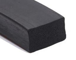 Putų sandariklis, porėta guma, EPDM profilis, plokščia juosta 20x20 mm, izoliacija