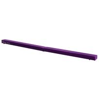 Foldable Balance Beam, Non-Slip, Suede Cover, Sturdy Wood, 210 x 10 x 6.5 cm, Purple 210 x 10 x 6.5 cm