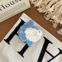 Lovely Seal Acetate Hair Clip Geometry Creative Hair Claw Creative Ocean Animal Shark Clip  Travel Style4