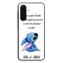 Coque Pour Samsung Galaxy A56 Stitch Lilo famille blanc Maniacase