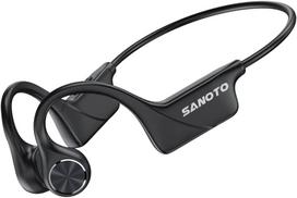 SANOTO Open Ear Bluetooth 5.3 Headphones, Bone Conduction Headphones.