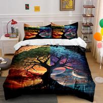 Fantasy Tree Design Bedding Set Bedding set (1 duvet cover, 2 pillowcases, duvet not included) 135x200cm