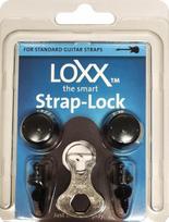 Strap Lock LOXX Music Box Standard Black Chrome strap hooks
