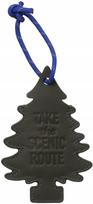 aG849 LUGGAGE TAG FOSSIL LEATHER