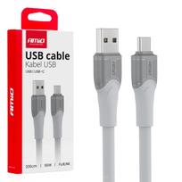 Charging cable USB-A USB-C 60W 200cm FullLINK data transmission AMIO-04290