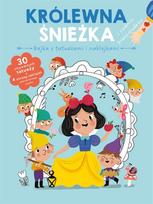 Fairy tale with tattoos and stickers. Snow White