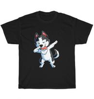 Dabbing Siberian Husky Dab Dance T-Shirt Dog Puppy Lover Unisex Funny Tee Gift S
