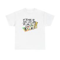 Zebra Gum Funny Graphic T Shirt Vintage 90s Unisex Heavy Cotton Tee S