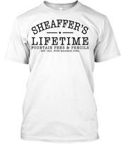 Sheaffer's Lifetime Fountain Pens T-Shirt XXL