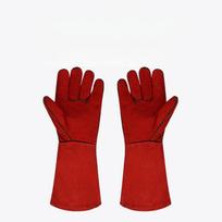 1 Pair 40Cm Safety Work Labor Glove Welding Gloves Heat Cut Resistant Insulated Custom Design Welding Leather Gloves A2