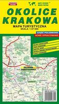 Krakow South area 1:67,000 tourist map