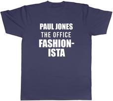 Personalised The Office Fashionista Mens Unisex T-Shirt Tee XXL