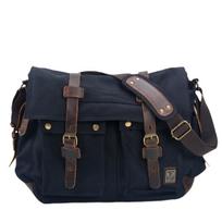 Didelės talpos 17 colių kompiuterio krepšys per petį, crossbody, kasdienis retro drobės, karvės odos vyriškas kurjerio krepšys 40cmX13cmX33cm