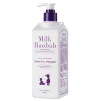 Milk Baobab Kūdikių ir vaikų šampūnas/prausiklis 500 ml, Maitinantis, Drėkinantis, Korėjietiška kosmetika, Kbeauty Shampoo white