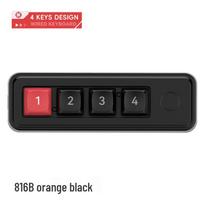 MKESPN 4-Key Wired Hot-Swappable Gaming Mechanical Mini Keyboard