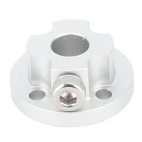 6mm Flange Shaft Coupling Aluminum Alloy Rigid Flange Coupling Motor Guide Shaft Coupler for 14148 48mm Omni Wheel DIY