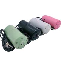 Nauja! Nešiojamas mini deguonies siurblys Itin tylus USB įkrovimo oro siurblys oro kompresorius žuvų bako akvariumas Black (no  tube air stone)