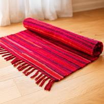 Rag Rug 50x90cm Shocking Pink