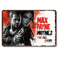 Max Payne 3 Metal Wall Art Sign    Durable Iron Game Room Decor with Vibrant ActionPacked Design Frameless  Artwork for Fans 20x30cm（7.8x11.8inch）