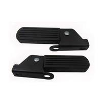 Space Saving Foldable Electric Moped Front Pedals Ergonomic Nonslip Electric Bike Pedals Thickened Steel Plate Enduring