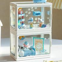 1Pcs Blind Box Storage Display Stand Single Doll Display Cabinet For Pop Mart Storage Box Dustproof Transparent Hand Display Box