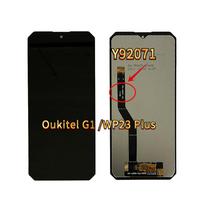 Pilnas LCD ekrano ir skaitmenintuvo surinkimas Oukitel G1  WP23 Plus  Y92071 gray